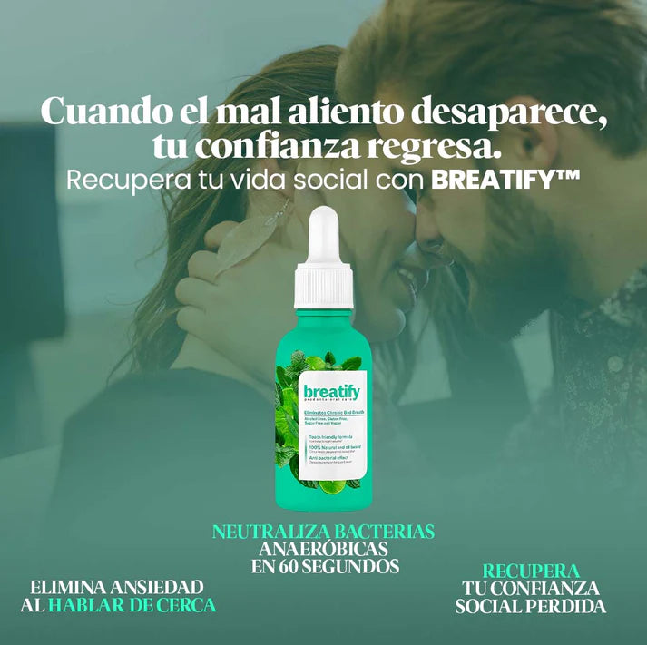 BREATIFY ™ - GOTAS CONTRA EL MAL ALIENTO-2x1