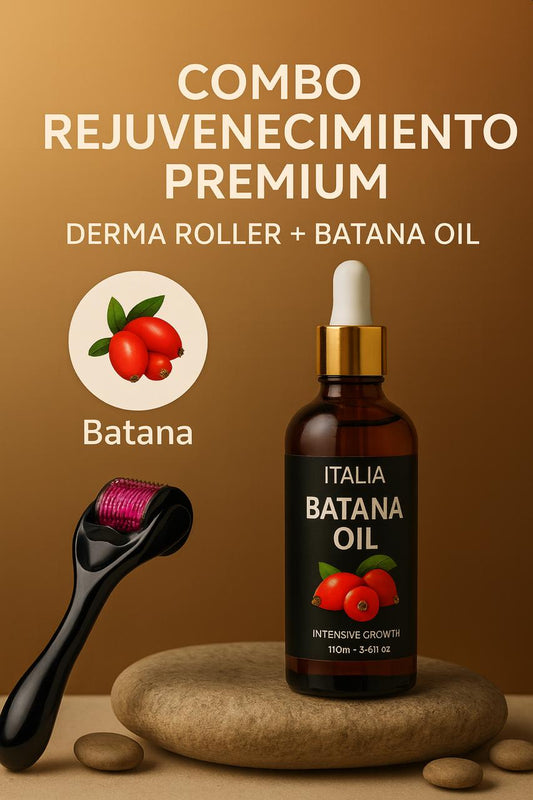 Combo Crecimiento Premium- Derma Roller + Aceite de Batana