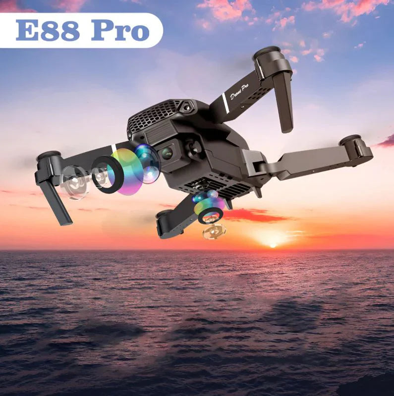 SkyPro E88™:🎥📸4K UltraHD Doble Cámara - Black Friday