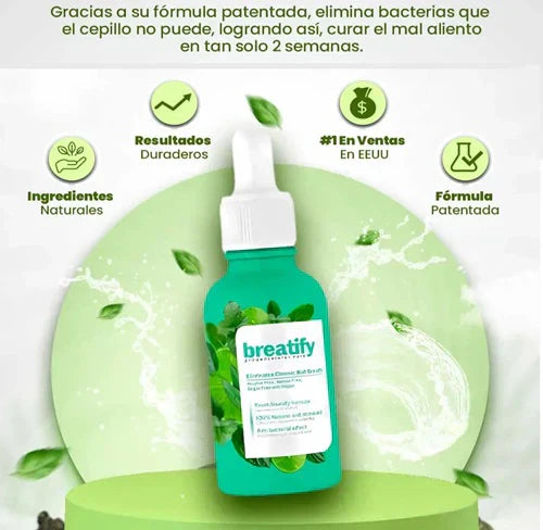 BREATIFY ™ - GOTAS CONTRA EL MAL ALIENTO-2x1