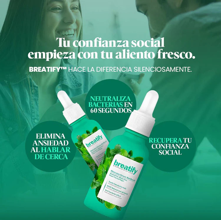 BREATIFY ™ - GOTAS CONTRA EL MAL ALIENTO-2x1
