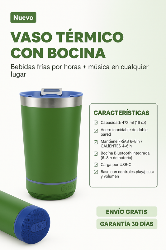 FlowCup™-VASO TERMICO CON BOCINA