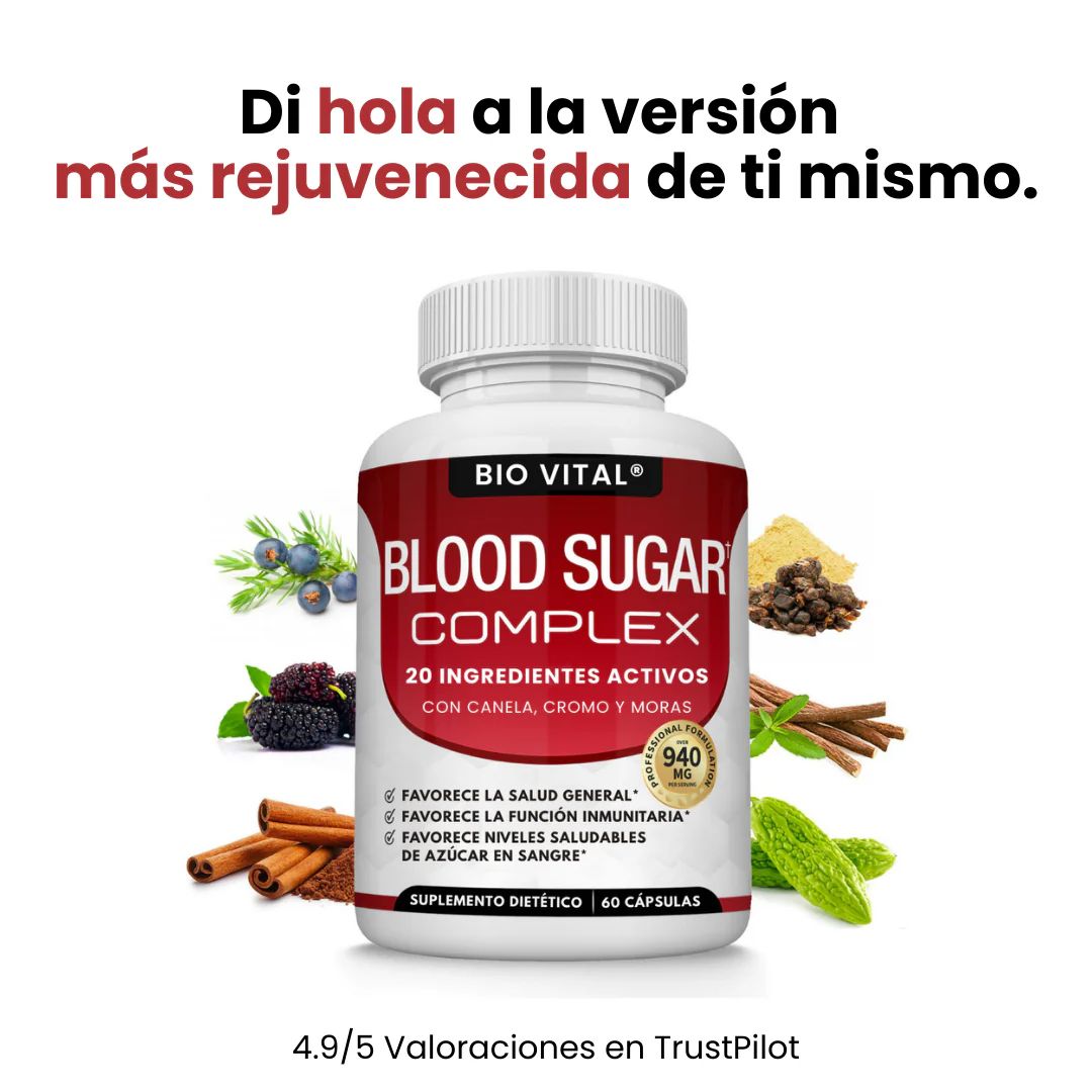 Blood Sugar Complex® Cápsulas que reducen diabetes