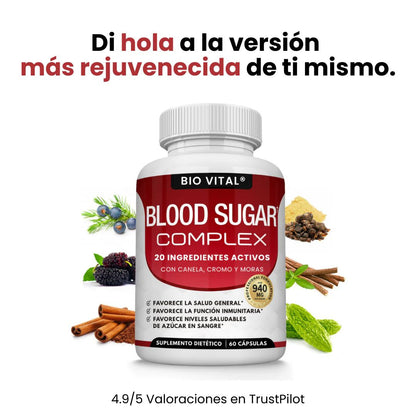Blood Sugar Complex® Cápsulas que reducen diabetes