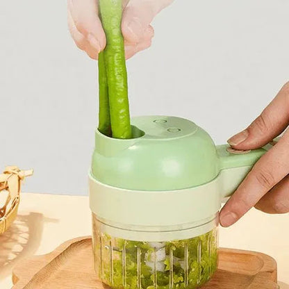 CortaFácil Pro  4 en 1 Cortador de Alimentos Multifuncional