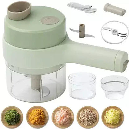 CortaFácil Pro  4 en 1 Cortador de Alimentos Multifuncional