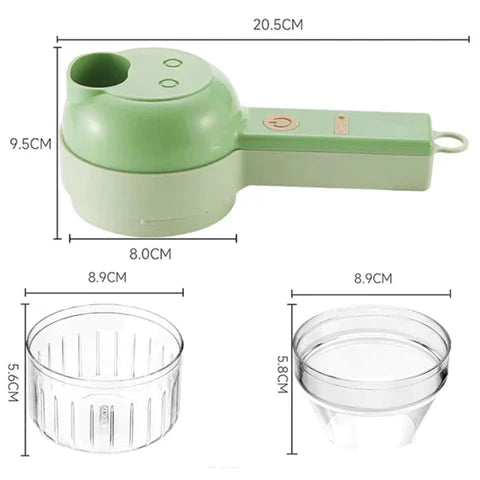CortaFácil Pro  4 en 1 Cortador de Alimentos Multifuncional