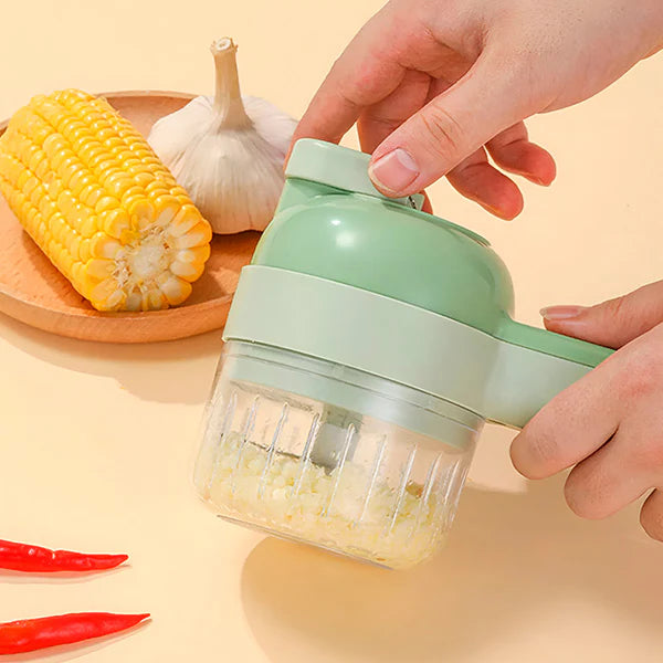 CortaFácil Pro  4 en 1 Cortador de Alimentos Multifuncional