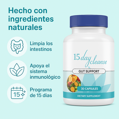 Clean15™ Limpieza Completa Estomacal en 15 días -100% ORIGINAL