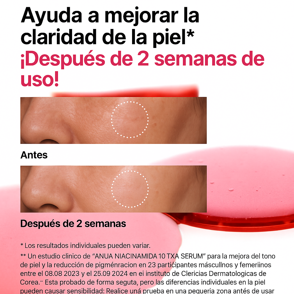 KOREAN GLASS SKIN SERUM -🎯 PIEL SIN ACNÉ NI MANCHAS EN 14 DÍAS