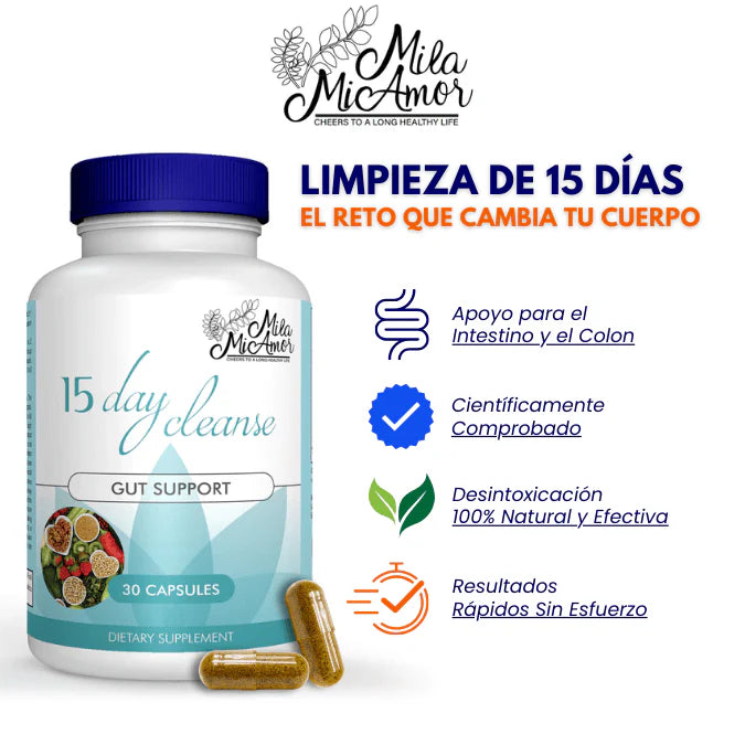 Clean15™ Limpieza Completa Estomacal en 15 días -100% ORIGINAL