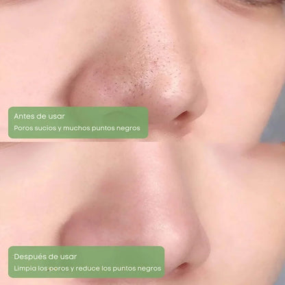 Crystal Skin™ Mascarilla Natural con Té Verde para una Piel Hidratada y Sin Imperfecciones 2x1