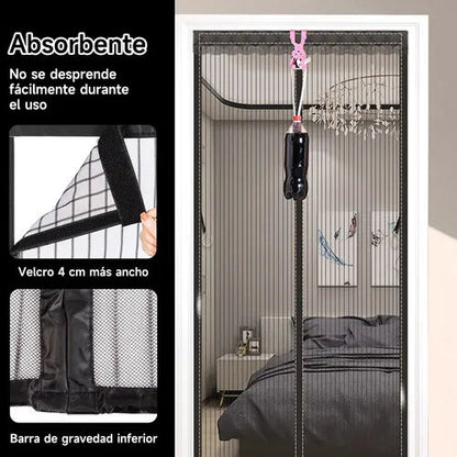 Cortina de puerta mosquitera magnética-promo 2x1