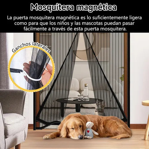 Cortina de puerta mosquitera magnética-promo 2x1