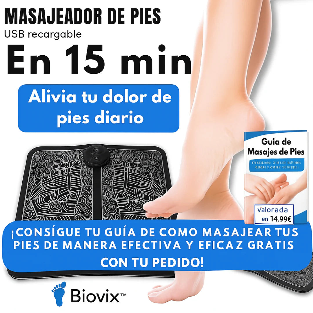 Masajeador de Pies Eléctrico BIOTIX® + Media de compresión gratis