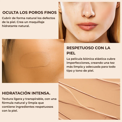 Collagen GlowWear – 2x1 Hidratación y Alta Cobertura en Una Sola Base