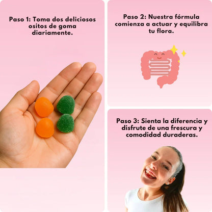 FEMIPURE™ Gomitas-2X1 Olvidate del mal olor y la incomodidad