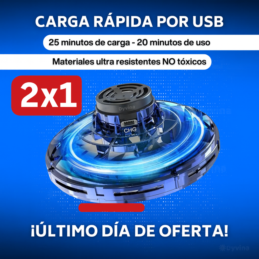 PROMO 2X1 | FlyNova PRO🪐 Mini-Dron Spinner Volador🚀